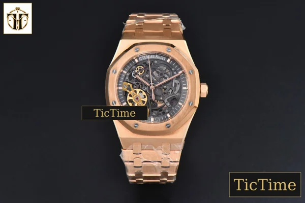 Foto frontal — Royal Oak 15407OR 41mm ZF RG Skeleton Dial A3132