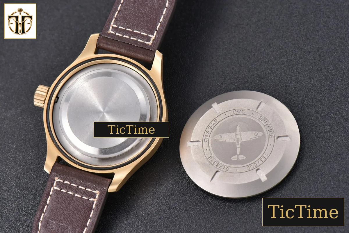 Pilot UTC Spitfire “MJ271” 41mm ZF Bronze Green Dial Brown Leather Strap A2836 — foto 21