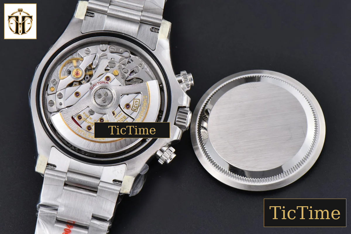 Daytona Panda 904L 126500 40mm Clean Factory White Dial Black Bezel SS Bracelet DD4131 — foto 21