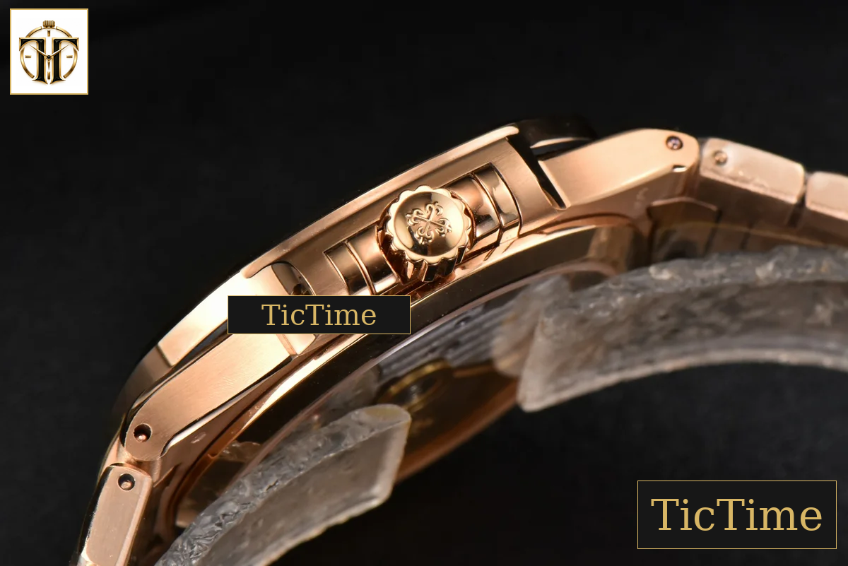 Nautilus Ladies 7118 35mm 3KF RG Diamond RG Dial RG Bracelet 324CS — foto 13