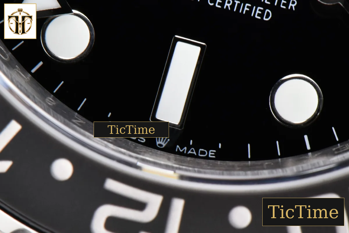 GMT Master II GRNR 904L 126710 40mm GMF Black/Gray Bezel Black Dial Osyter Bracelet VR3285 — foto 10