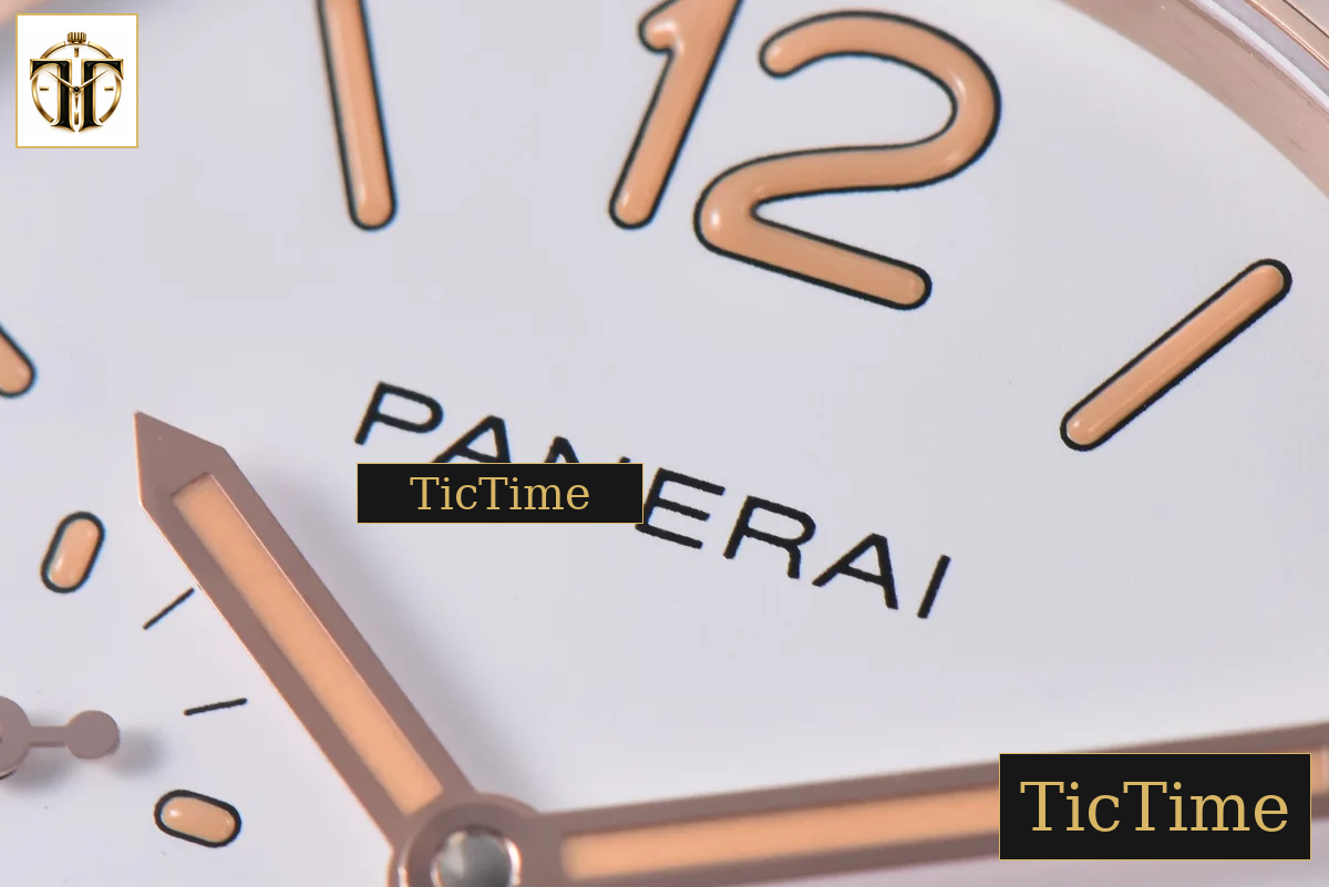 Luminor Due PAM1042 42mm VSF RG White Dial Brown Leather Strap P900 — foto 4