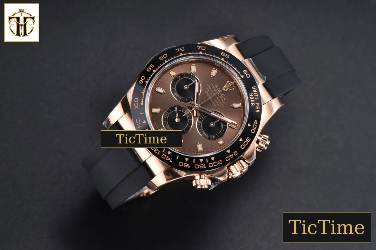 Daytona 116515 40mm ZF RG Brown Black Subdial Oysterflex Strap SH4130 — foto 3