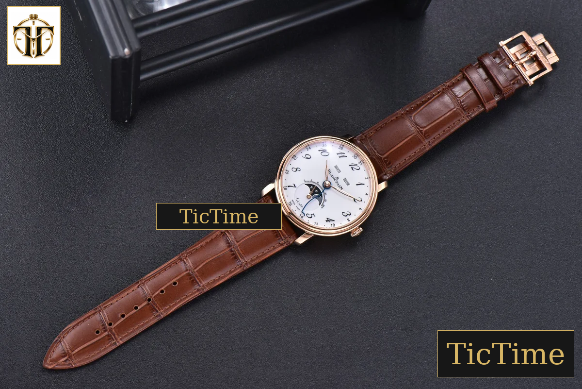 Villeret Complicated Function 6654 40mm OMF RG White Dial Brown Leather Strap CAL6654 V3 — foto 28