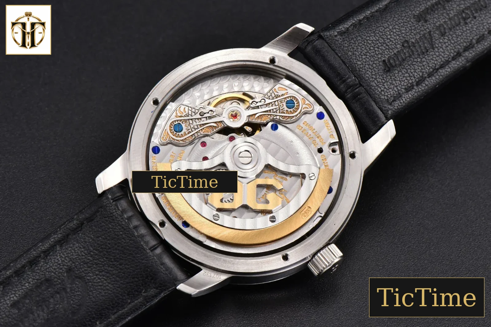 Panomatic Lunar 40mm APSF White Dial Black Leather Strap A23J — foto 20