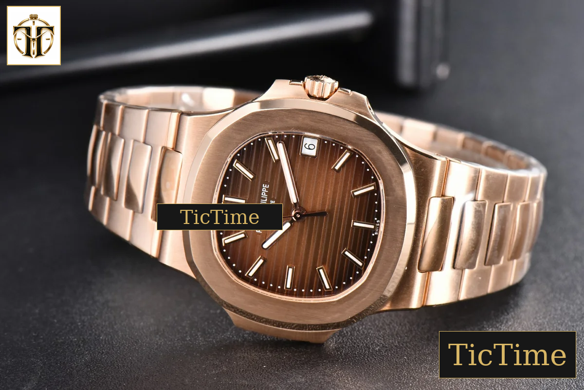 Nautilus 5711R 40mm 3KF Brown Dial RG Bracelet V3 A324 — foto 12