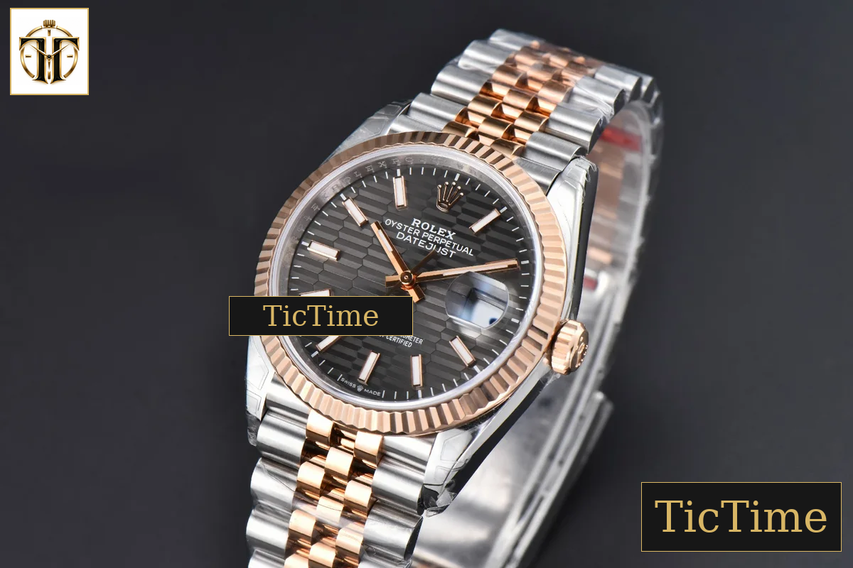 DateJust 126231 36mm VSF RG/SS Gray Motif Dial Jubilee Bracelet VS3235 — foto 4