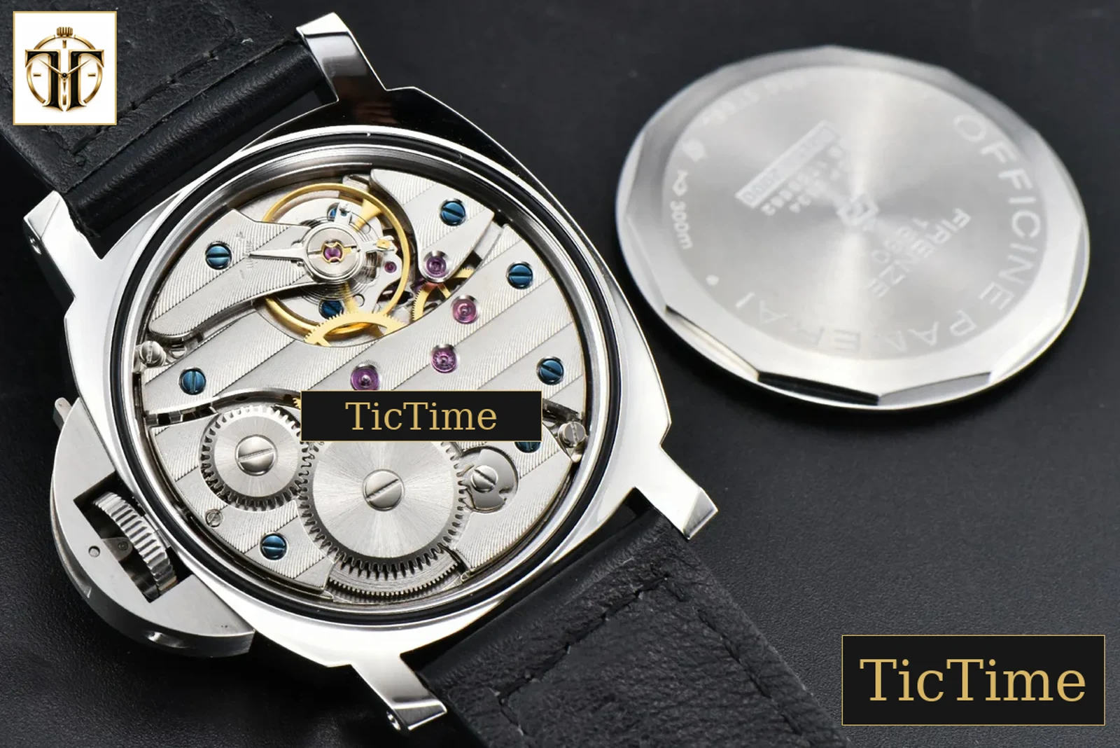 PAM000 44mm HWF Black Dial Black Leather Strap A6497 — foto 20