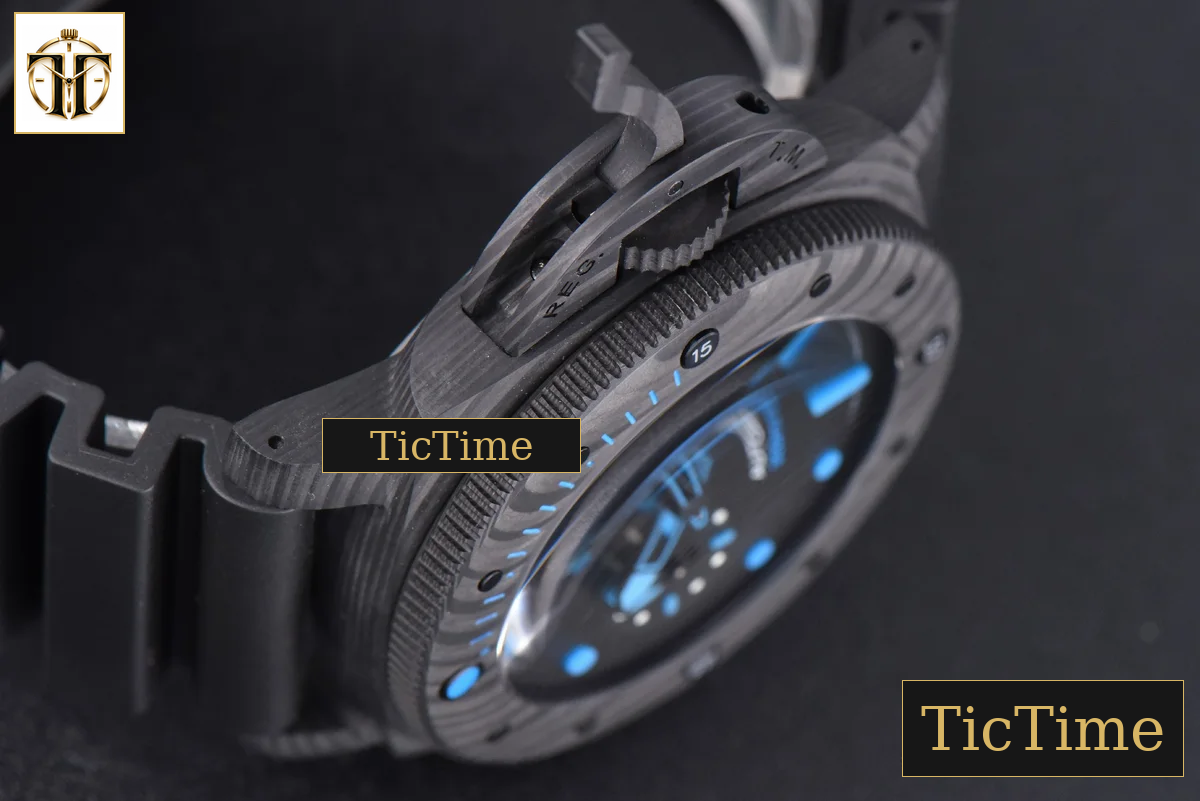 Carbotech PAM1616 47mm VSF Blue Logo Black Rubber Strap V3 P.9000 — foto 14