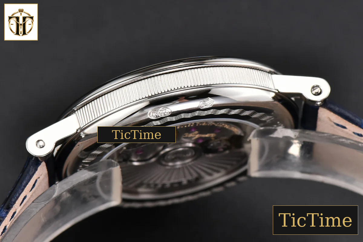 Classique 5177 38mm LTF Black Dial Digital Marker Blue Leather Strap MY9015 — foto 15