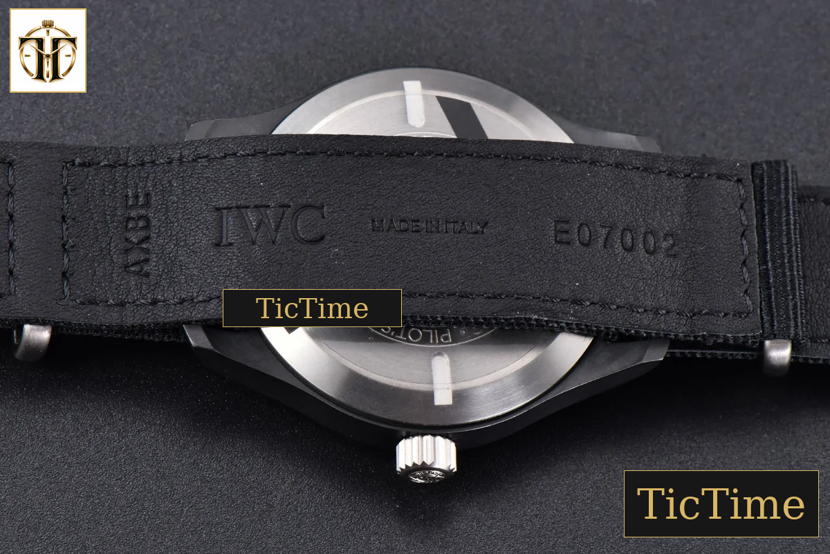 Pilot Top Gun IW326901 41mm ZF Black Ceramic Black Nylon Strap A32111 — foto 25