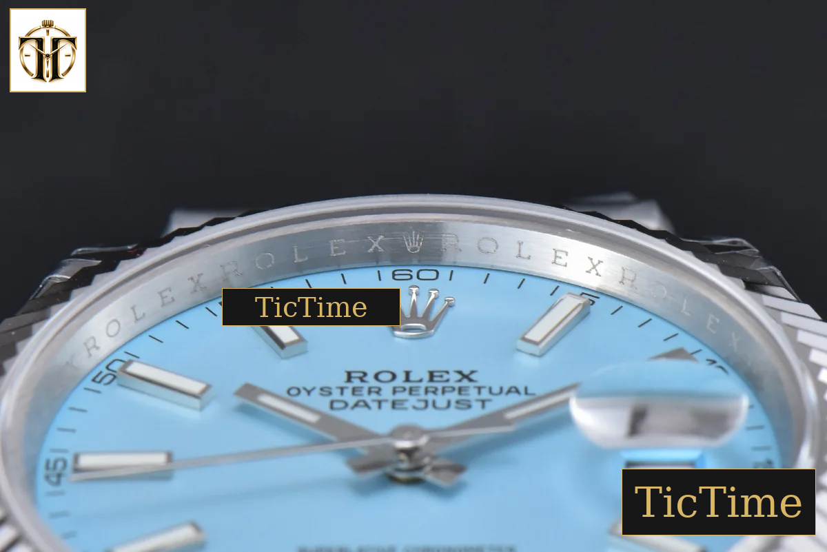 DateJust 126334 41mm GMF Tiffany Blue Dial Jubilee Bracelet Tungsten Heavy Version A3235 — foto 13