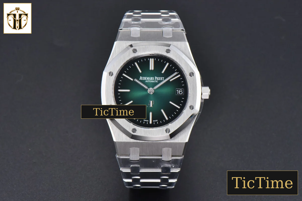 Royal Oak “50th Anniversary” 16202 39mm ZF Green Gradient Dial SS Bracelet A7121 — foto 3