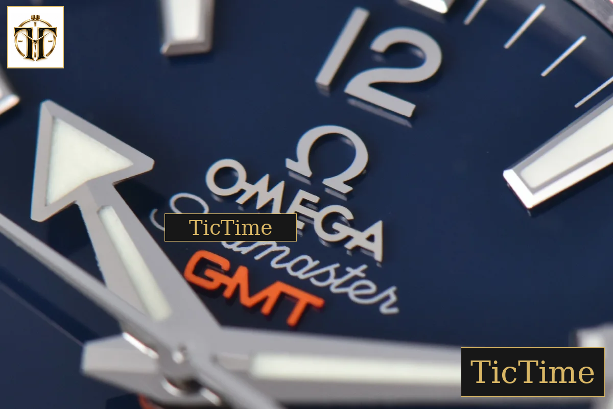 Planet Ocean 600m GMT 43.5mm VSF Blue Dial Orange/Blue Bezel SS Bracelet A8906 — foto 6