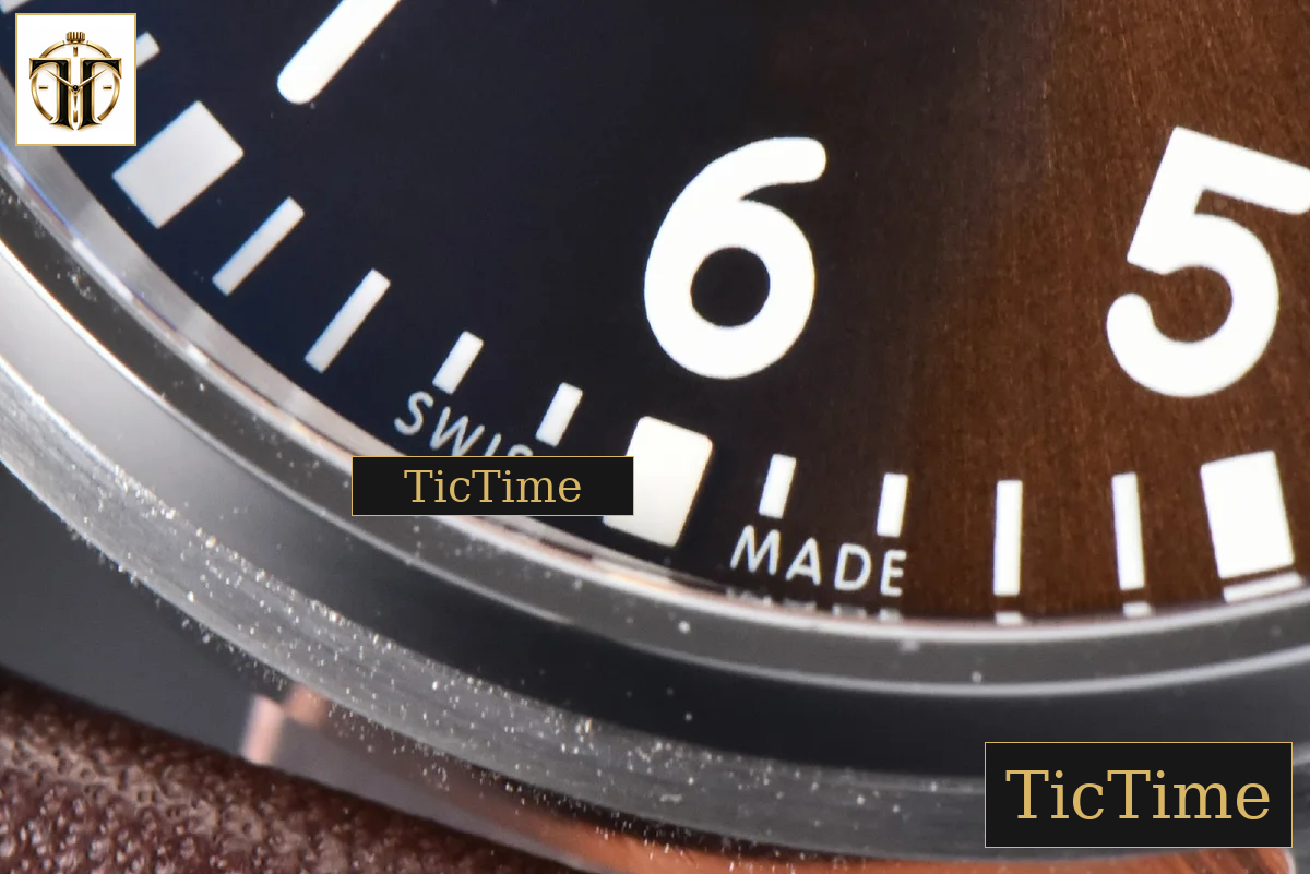 Mark XVIII IWC327003 40mm V7F Brown Dial Brown Leather Strap A2892 — foto 8