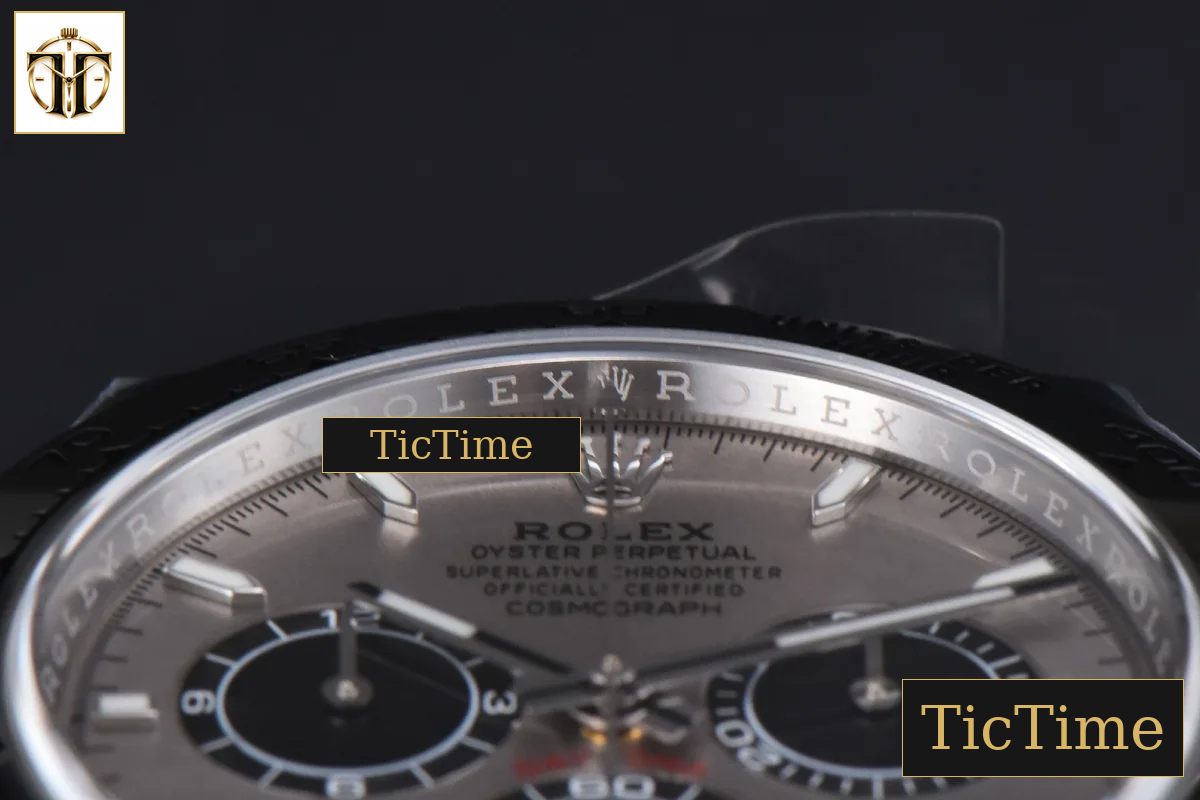Daytona 126509 40mm Clean Factory Grey Black Subdial Lume Marker SS Bracelet DD4131 — foto 13