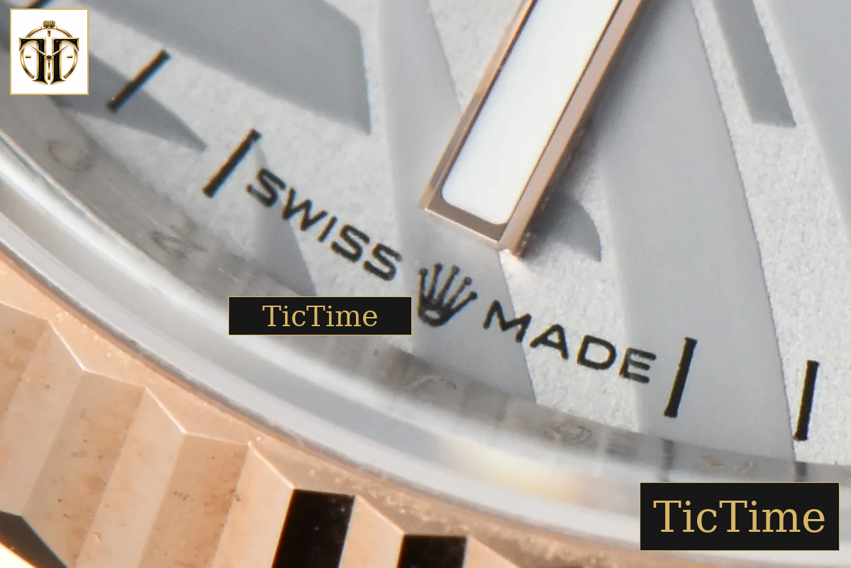 DateJust 36mm EWF RG/SS Silver Plam Dial Oyster Bracelet A3235 — foto 8