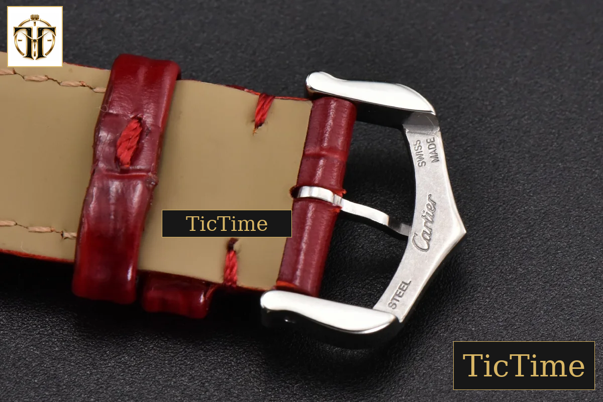 Tank Must Large 33.7×25.5mm K11F Red Dial Red Leather Strap Quartz — foto 23