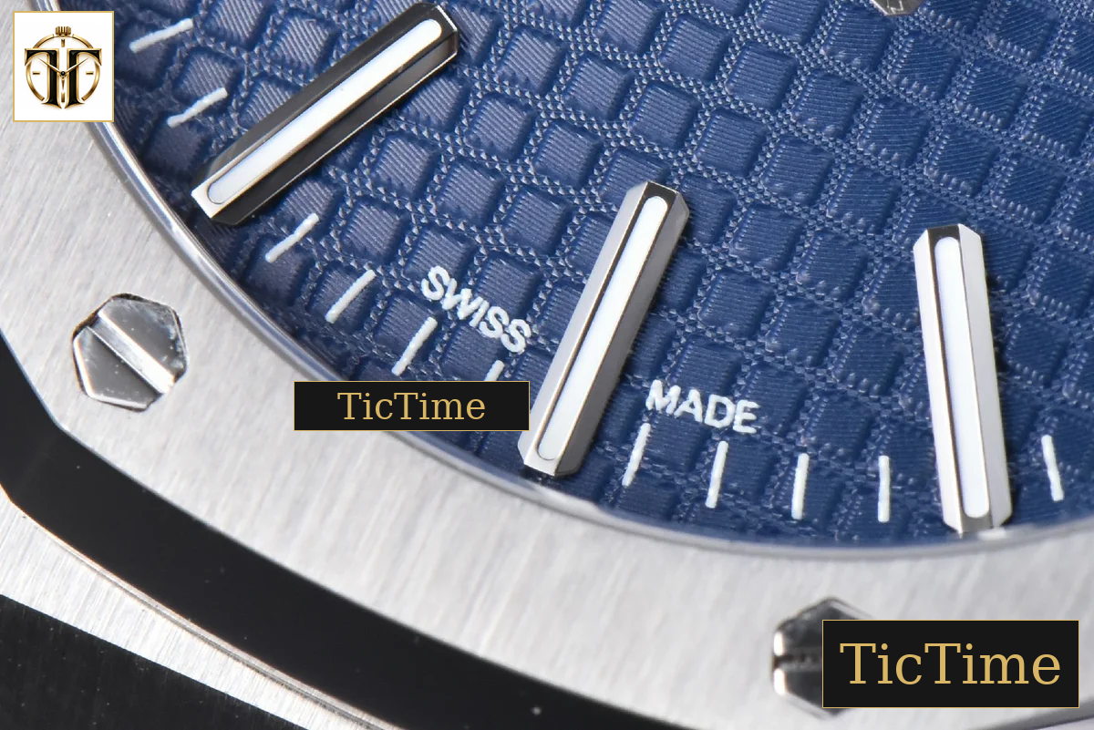 Royal Oak “50th Anniversary” 15510 41mm APSF SS Blue Dial SS Bracelet V2 Free Sprung SA4302 — foto 8