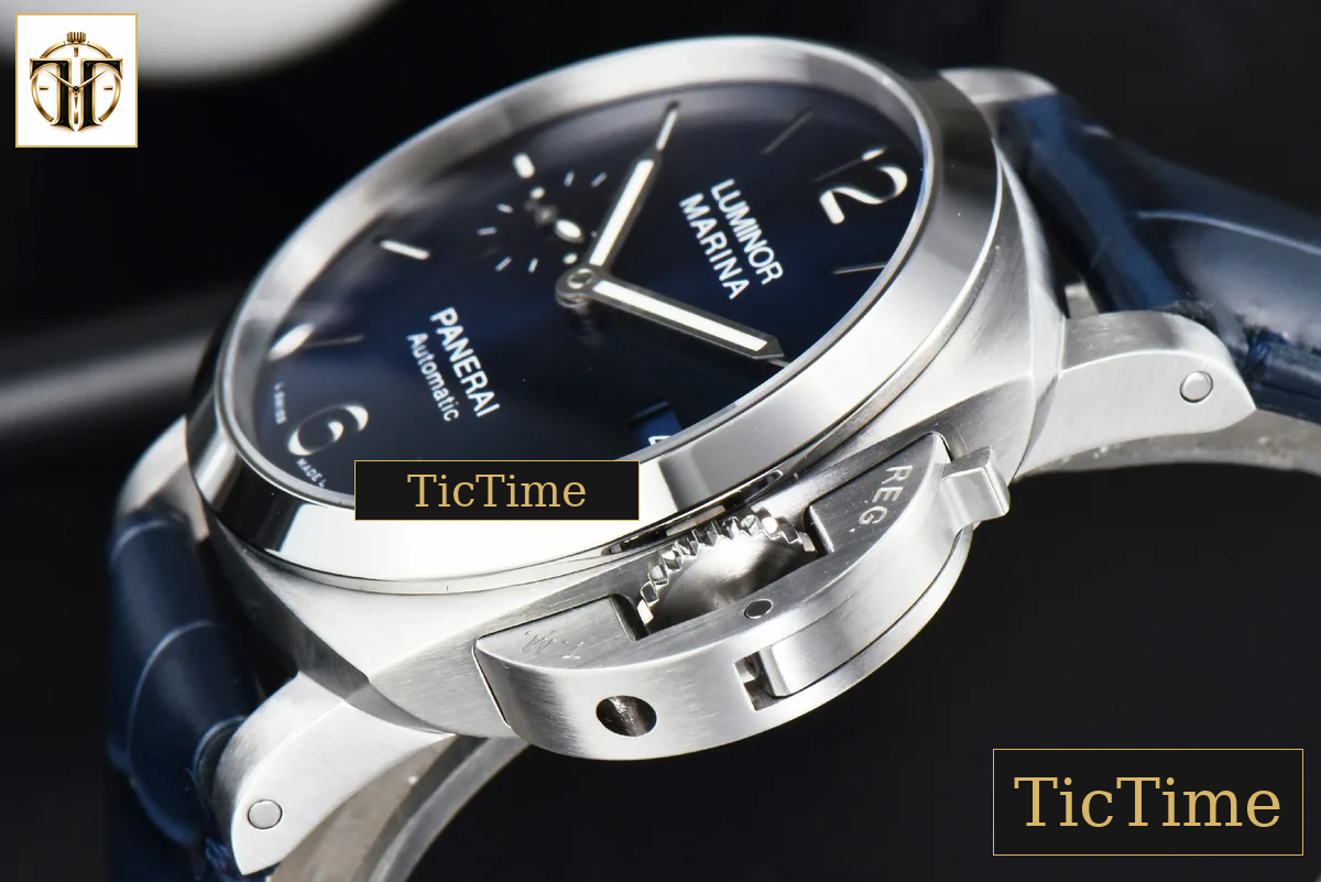 PAM1393 42mm VSF Blue Dial Blue Leather Strap P9010 — foto 8