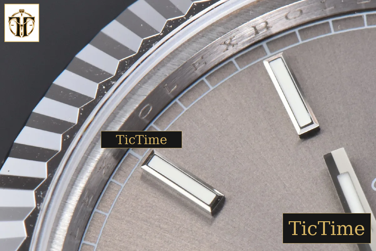 DayDate 40mm GMF Gray Dial Lume Marker President Bracelet A2836 — foto 6