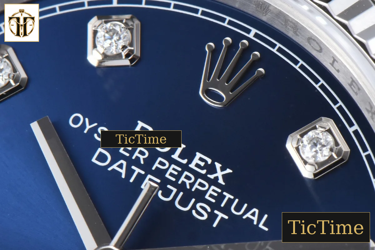 DateJust 904L 126234 36mm VSF Blue Dial Diamond Marker Jubilee Bracelet VS3235 — foto 6
