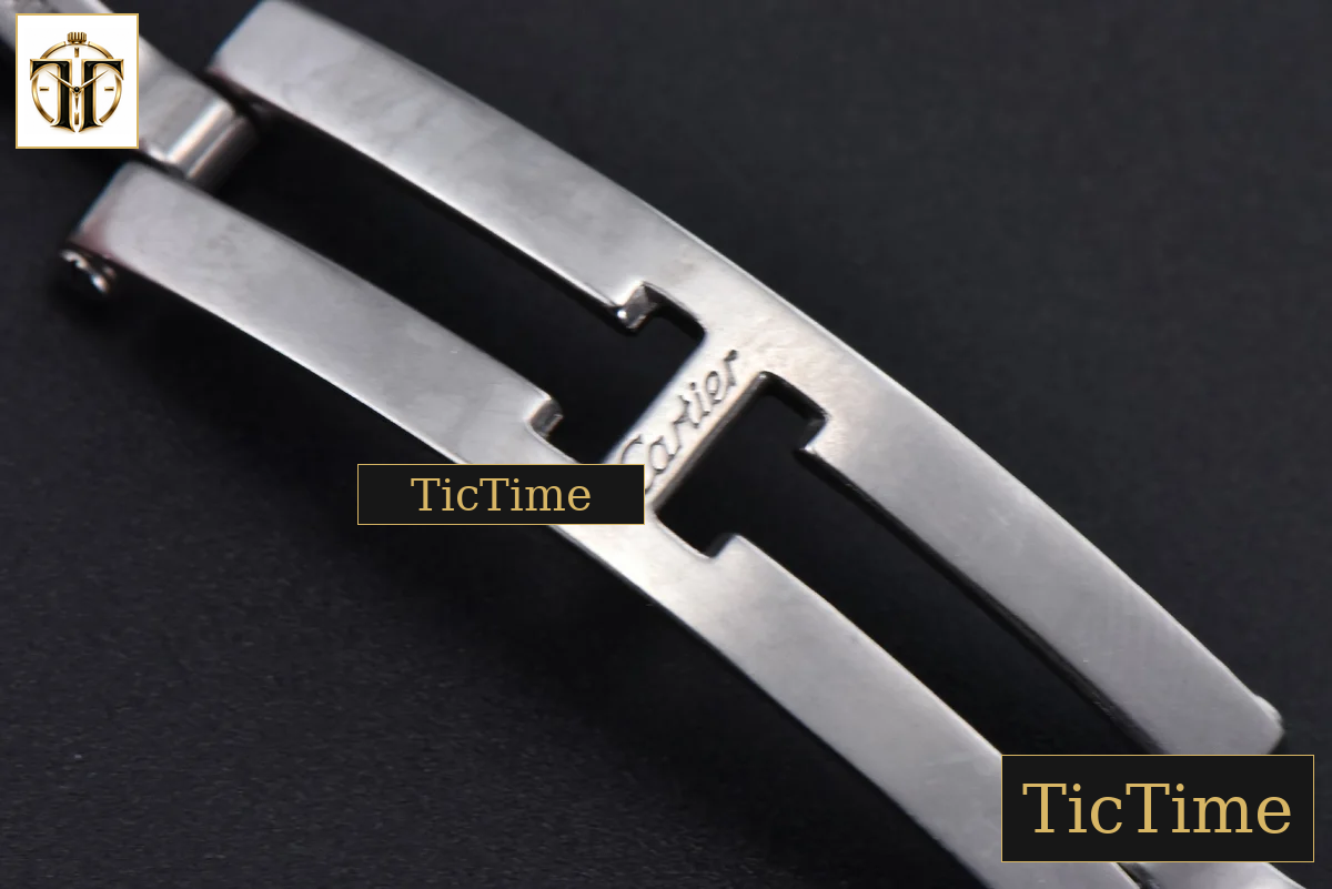 Panthère 22mm AF SS White Diamond Dial SS Bracelet Ronda Quartz — foto 17