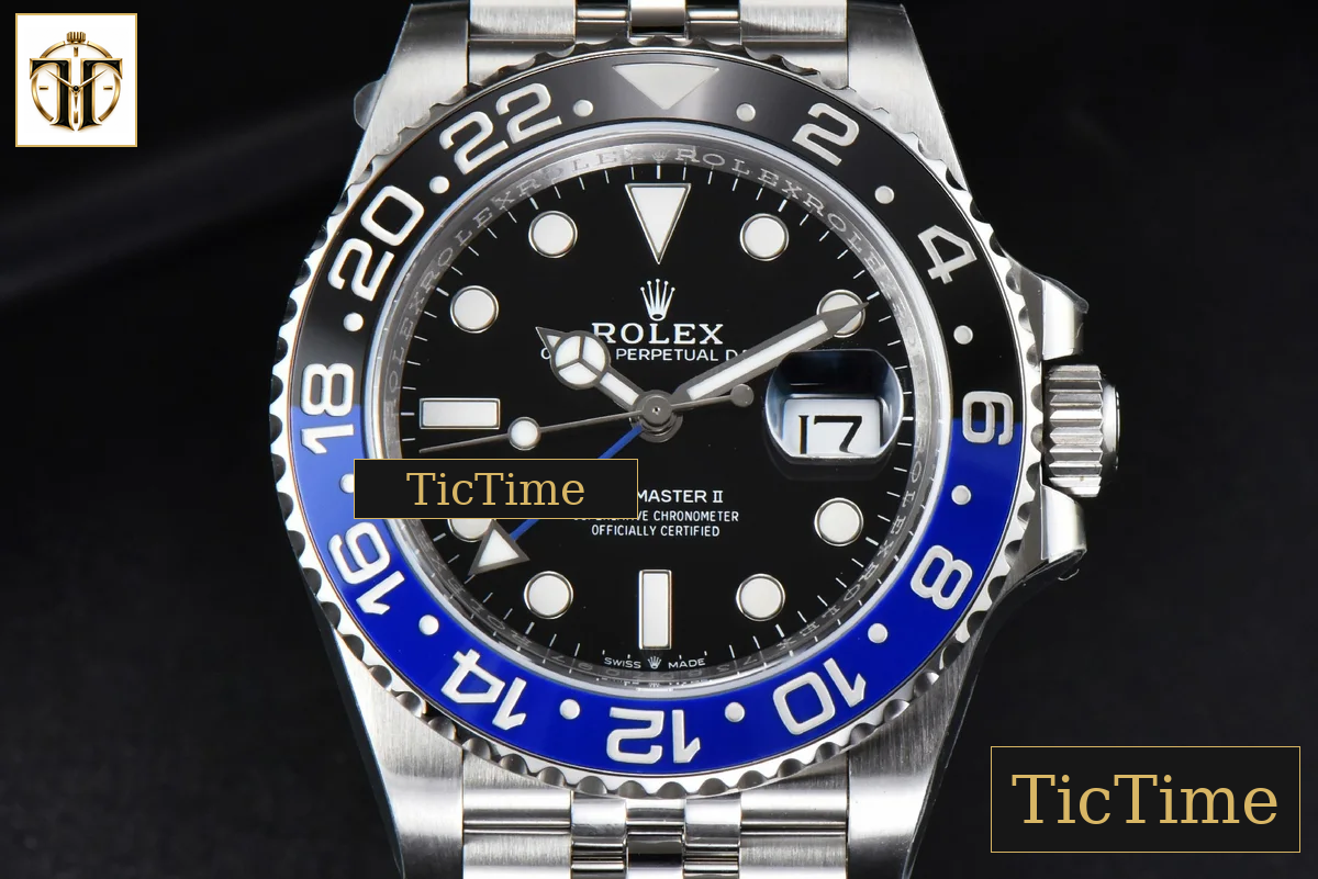 GMT-Master II BLNR 126710 Clean Factory Black/Blue Ceramic Jubilee Bracelet V3 DD3285 — foto 2