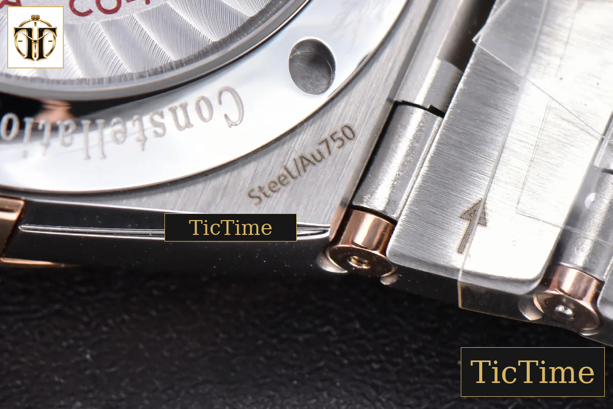 Constellation 38mm VSF SS/RG Brown Dial Stick Markers SS/RG Bracelet A8500 — foto 24