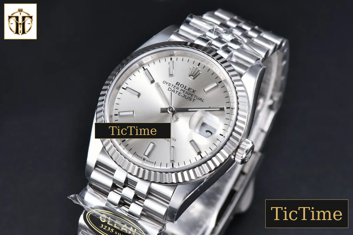 DateJust 126234 36mm Clean Factory Silver Dial Jubilee Bracelet VR3235 — foto 5
