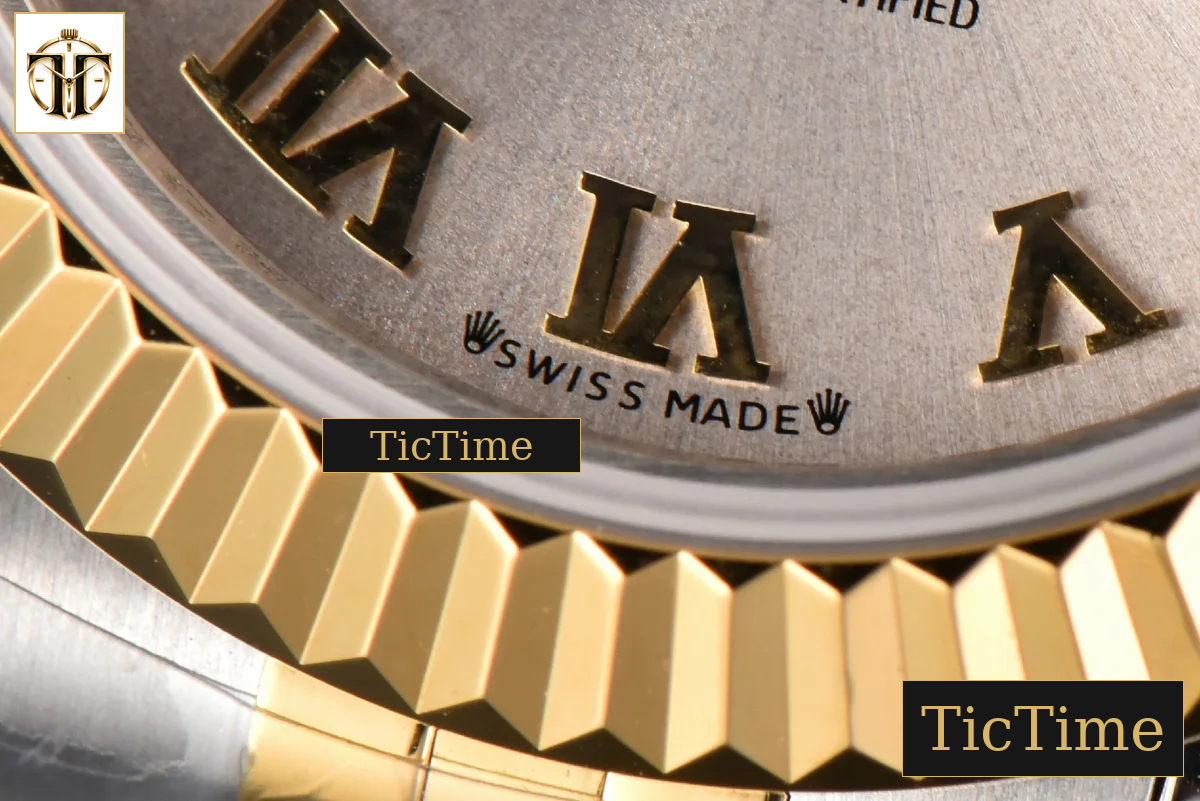 DateJust Ladies 28mm WF YG/SS Silver Dial Roma Marker Jubilee Bracelet A2236 — foto 9