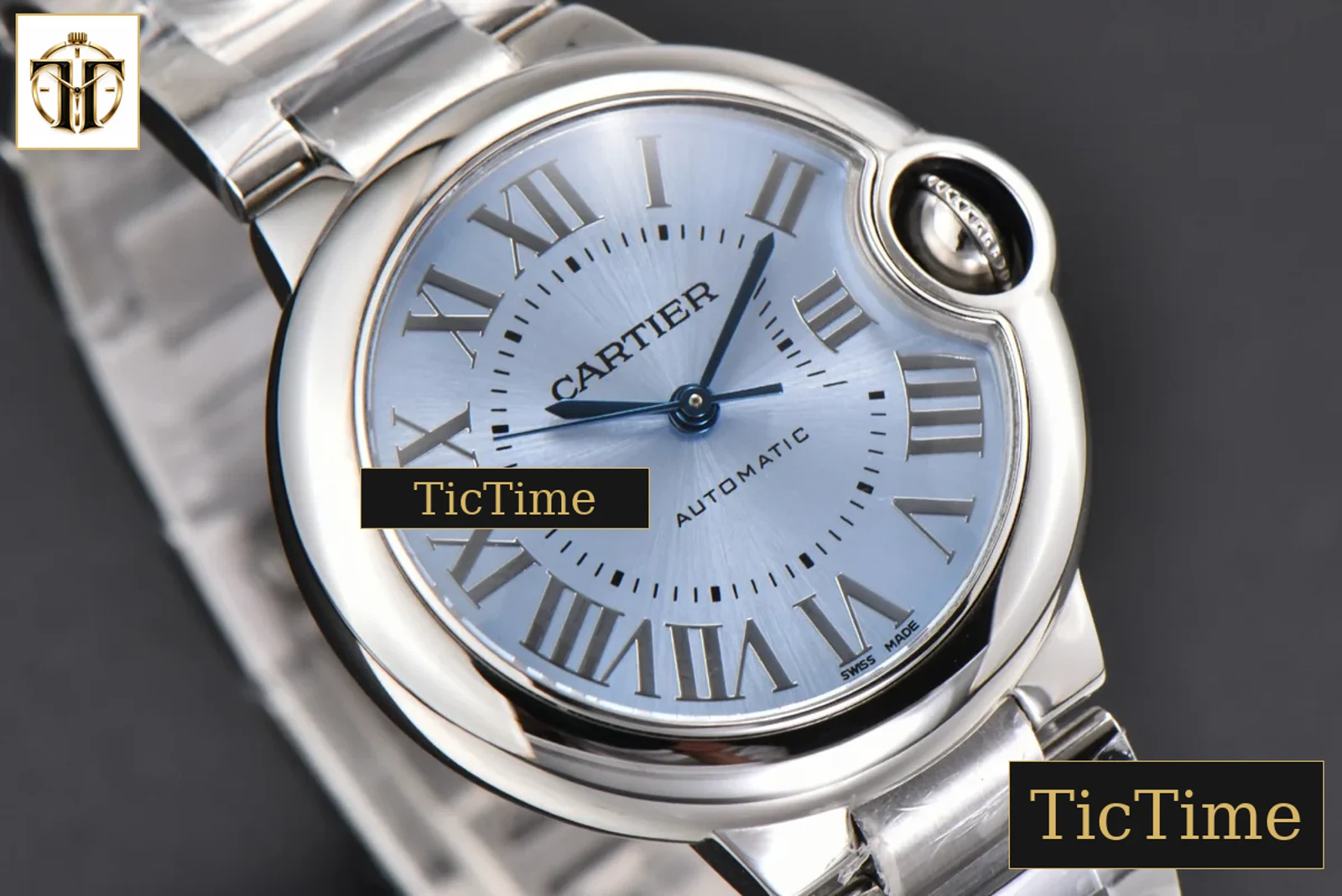 Ballon Bleu 33mm AF Ice Blue Dial SS Bracelet A1853 — foto 12