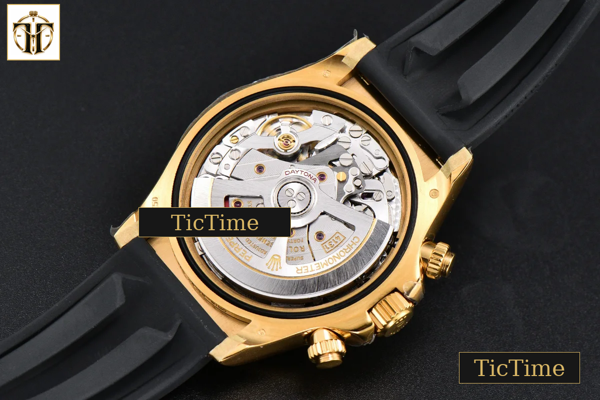 Daytona UFO 126518 40mm UF YG Black Subdial Oysterflex Strap (Free Sprung) UF4131 — foto 22