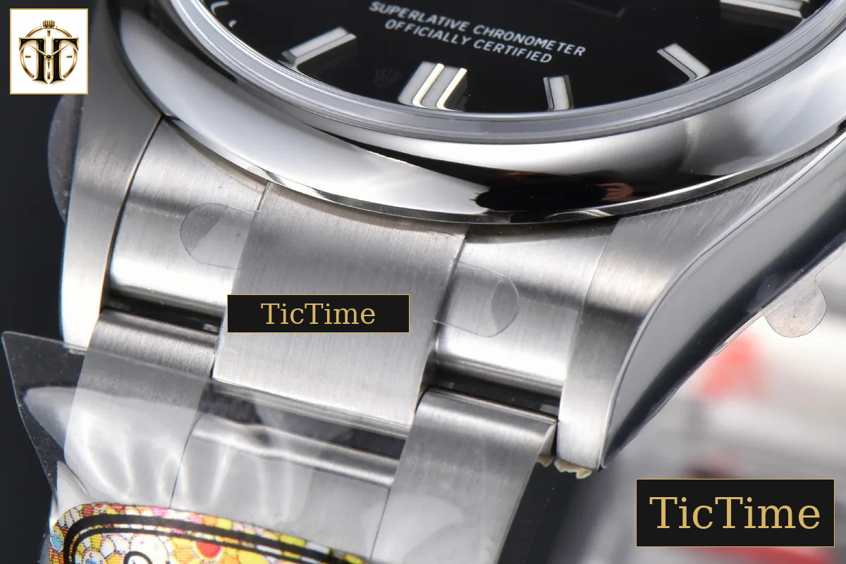 Oyster Perpetual 904L 126000 36mm Clean Factory Black Dial SS Bracelet VR3230 — foto 9