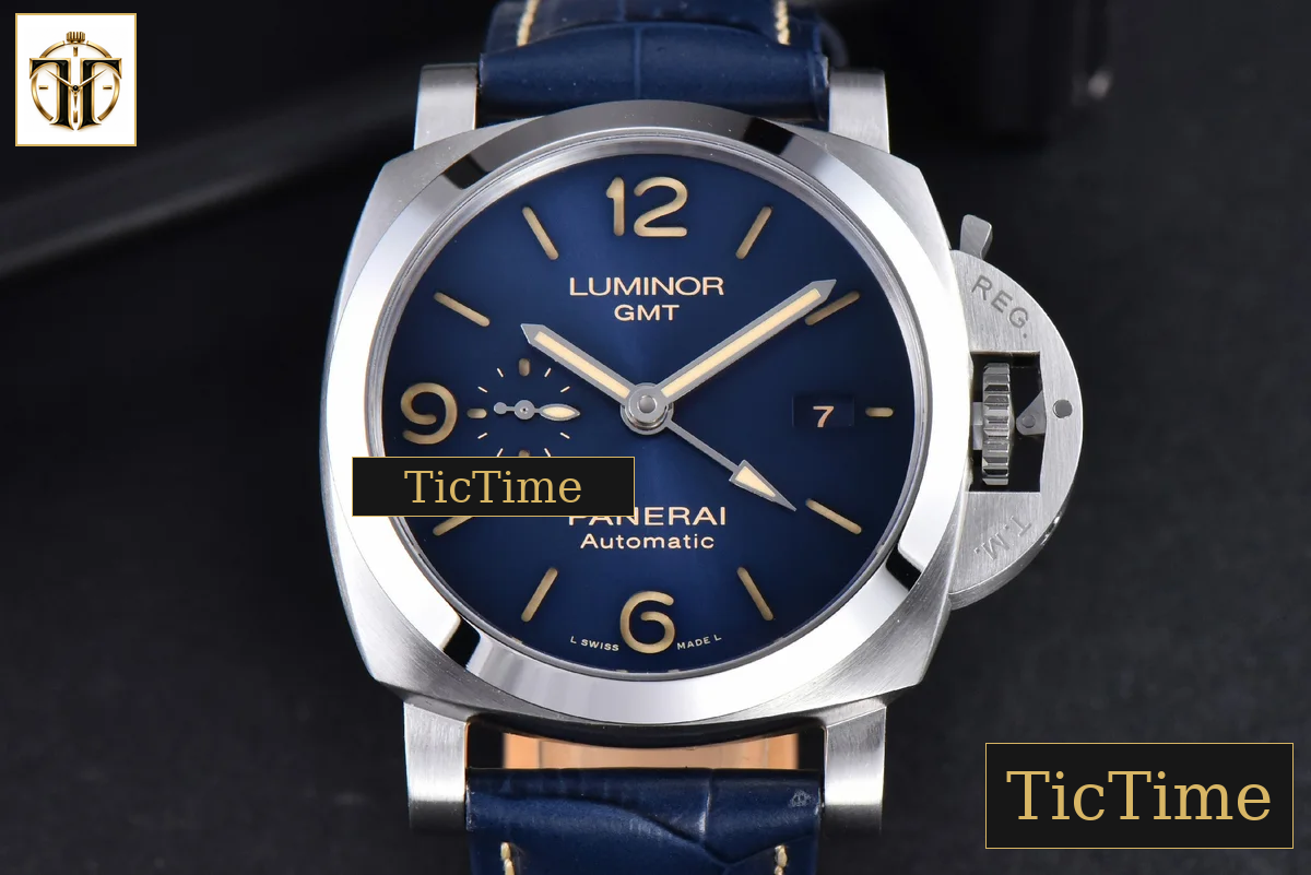 Luminor GMT PAM1033 44mm VSF Blue Dial Blue Leather Strap P9011 — foto 26