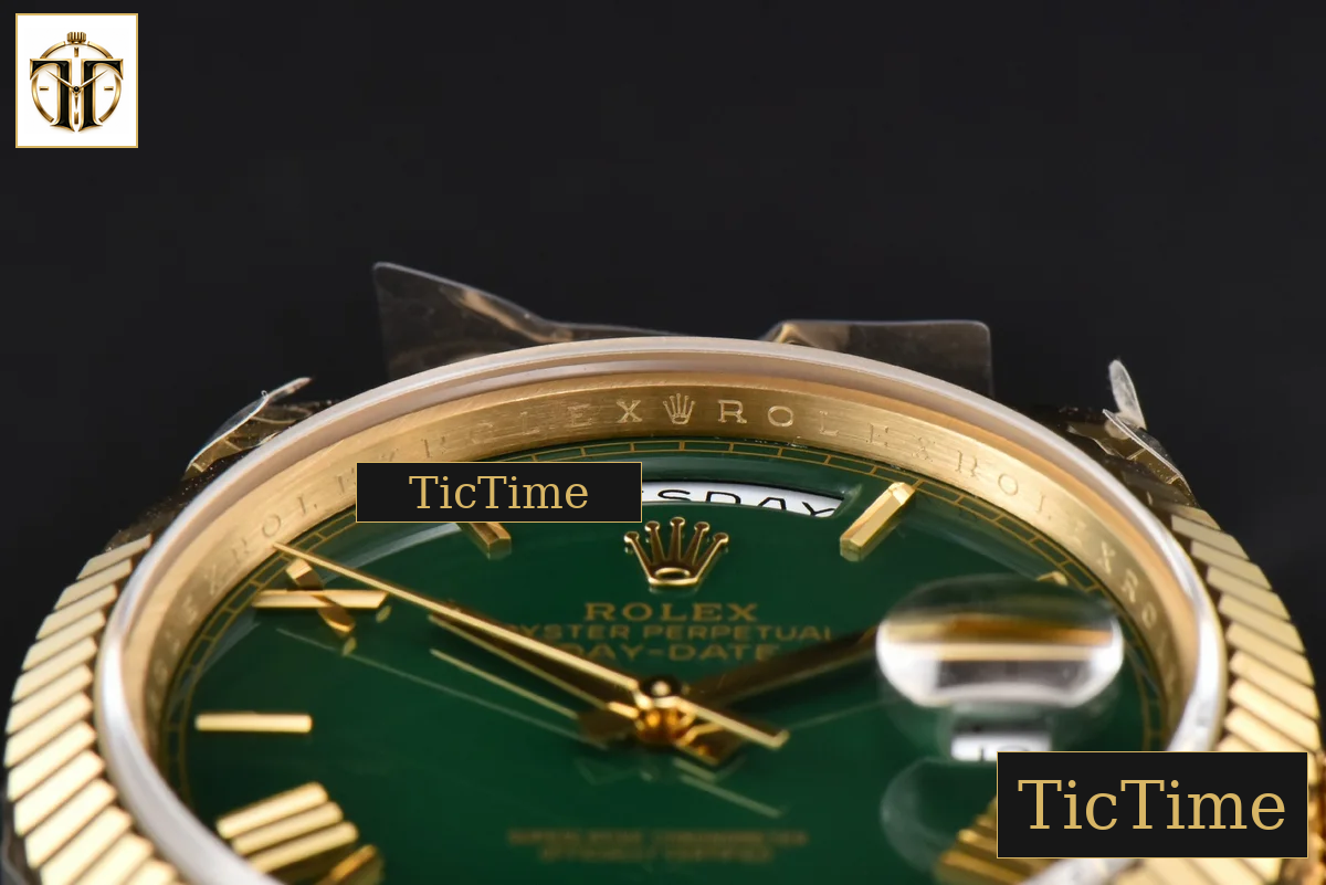 DayDate 904L 40mm BPF YG Green Dial YG Bracelet A2836 — foto 12