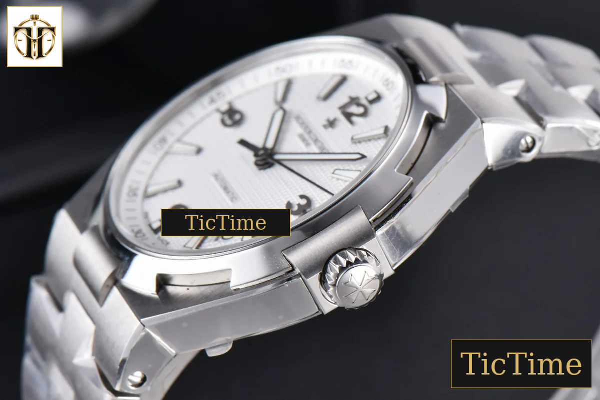 Overseas 47040 42mm MKF White Textured Dial SS Bracelet 9015 — foto 13