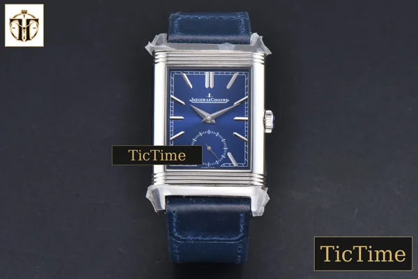 Foto frontal — Master Reverso Tribute Small Seconds 30x47mm MGF Blue Dial Blue Leather Strap A854A