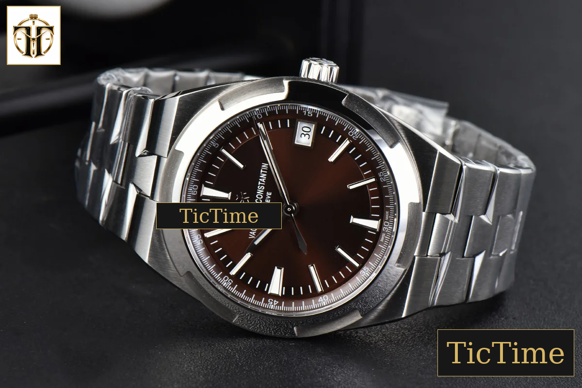 Overseas 4500V 41mm ZF Brown Dial SS Bracelet A5100 — foto 12