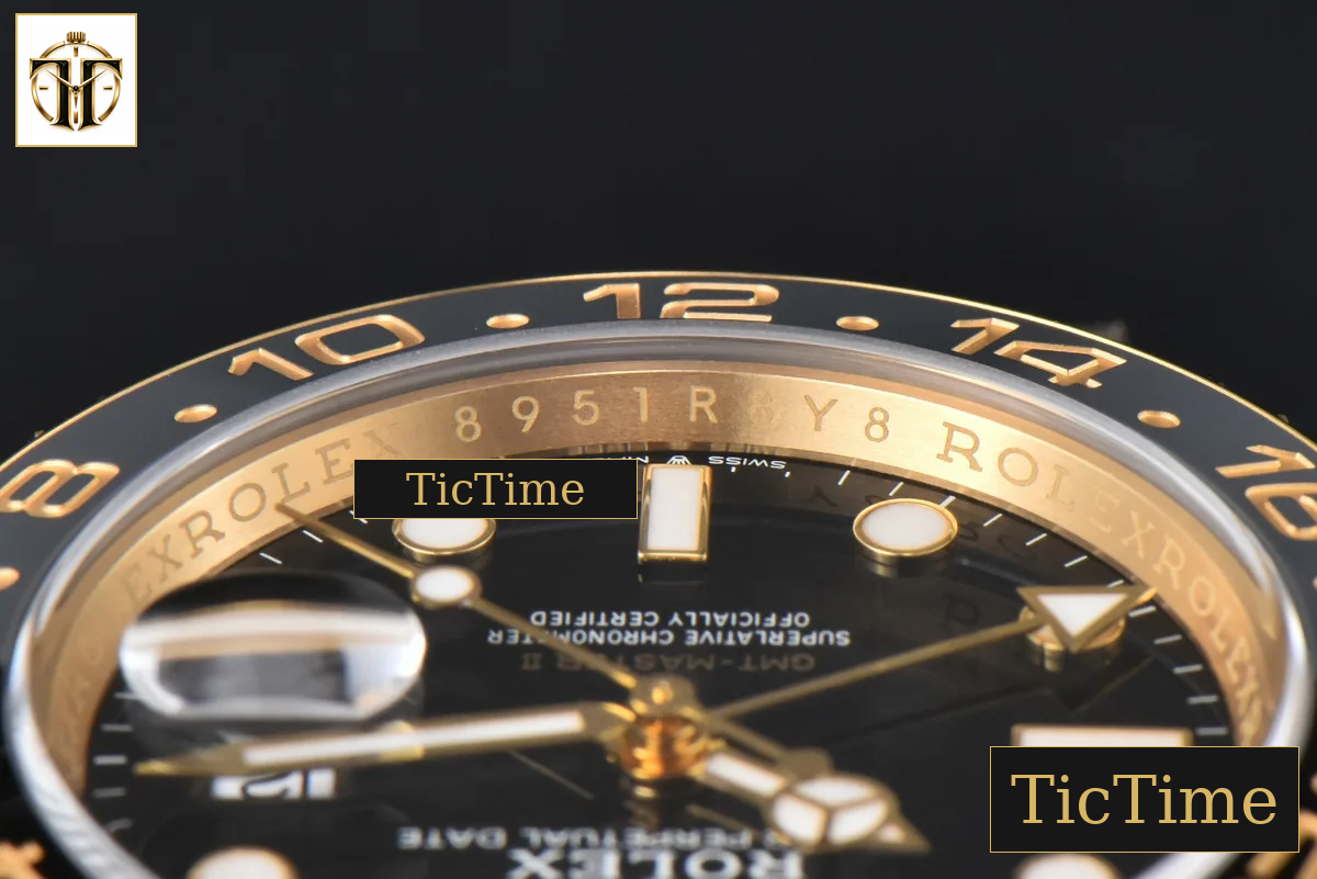 GMT Master II 126718 40mm Clean Factory YG Black/Gray Bezel Black Dial Jubilee Bracelet DD3285 — foto 14