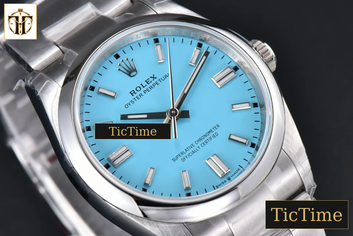 Oyster Perpetual 904L 126000 36mm VSF Tiffany Dial Oyster Bracelet VS3235 — foto 14