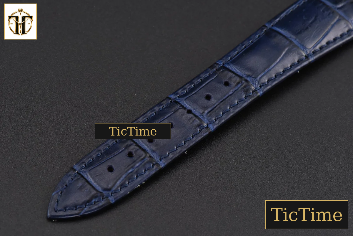 Classique 5177 38mm LTF YG Black Dial Digital Marker Blue Leather Strap MY9015 — foto 24