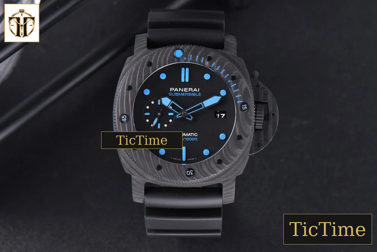 Carbotech PAM1616 47mm VSF Blue Logo Black Rubber Strap V3 P.9000 — foto 3