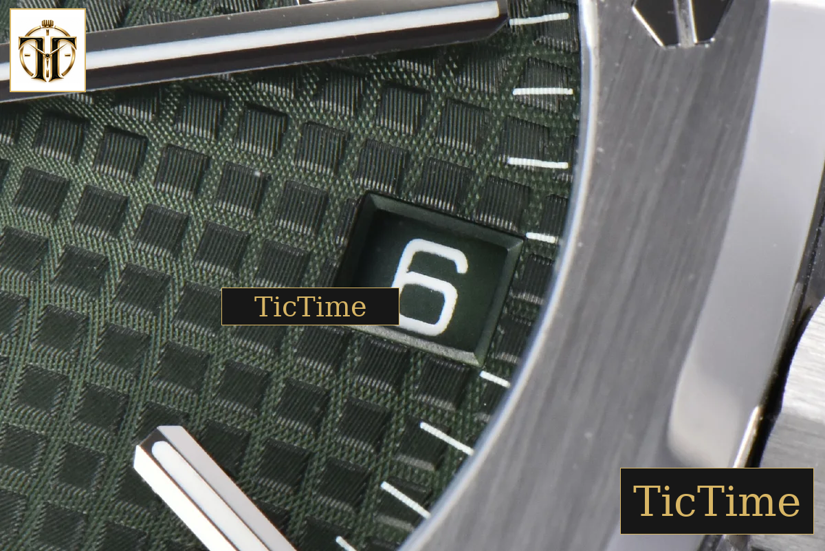Royal Oak ’50th Anniversary’ 15510 41mm ZF Green Dial SS Bracelet SA4302 — foto 8