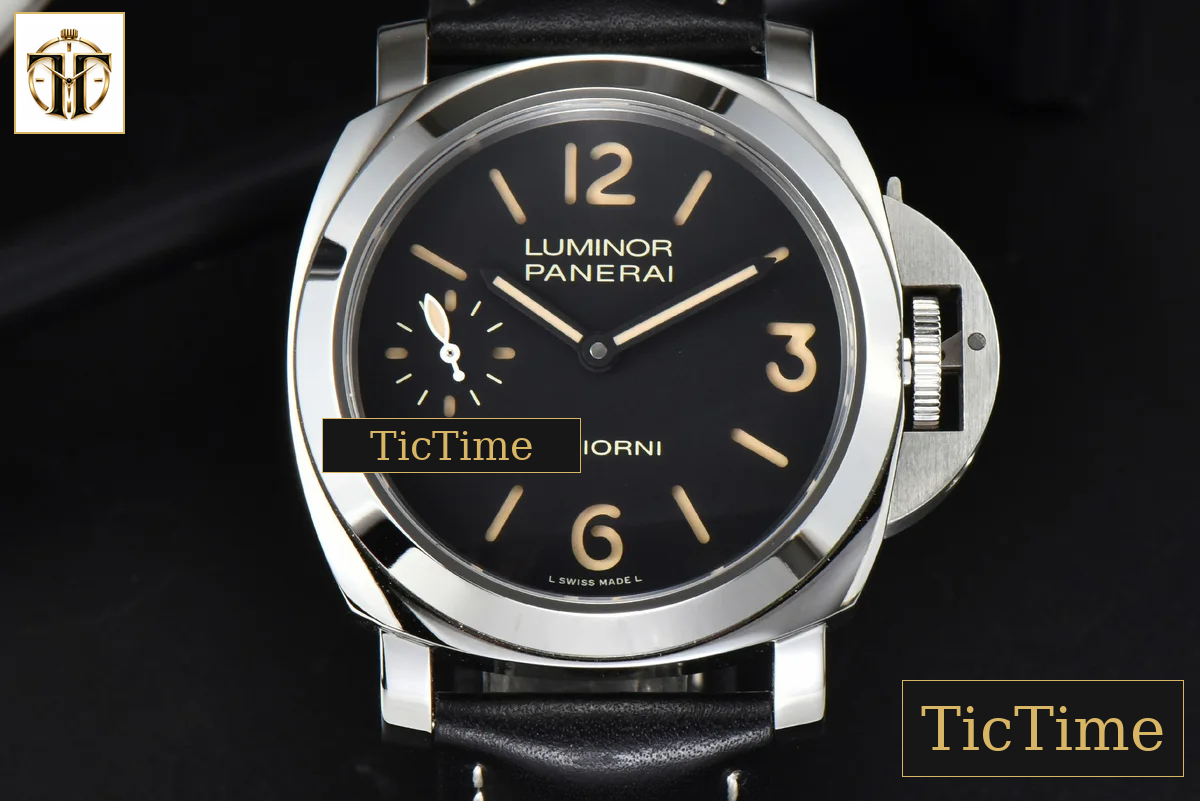 PAM915 44mm HWF Black Dial Black Leather Strap A6497 — foto 2