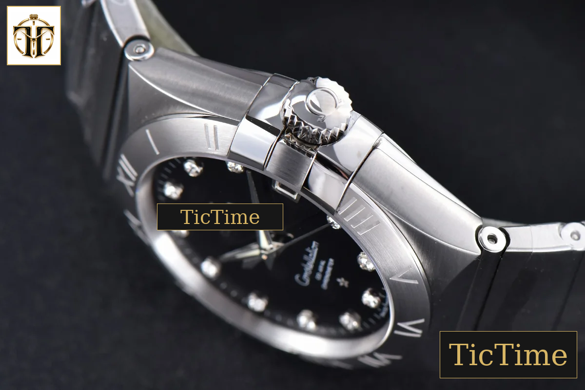 Constellation 38mm VSF SS Black Dial Diamond Markers SS Bracelet A8500 — foto 12