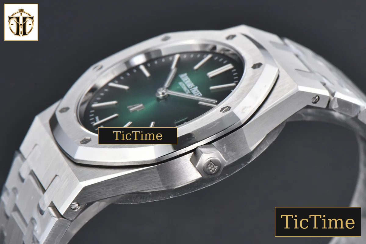 Royal Oak “50th Anniversary” 16202 39mm ZF Green Gradient Dial SS Bracelet A7121 — foto 12