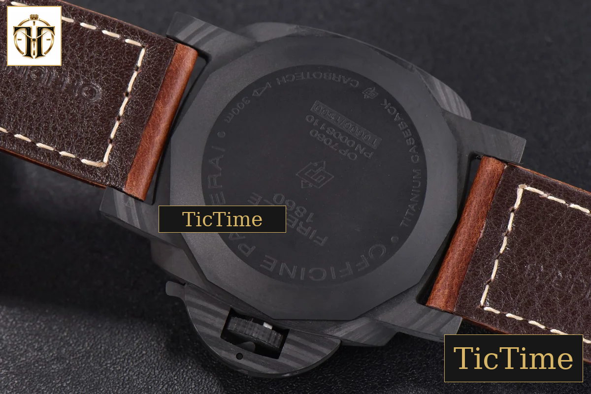 Luminor Carbotech Automatic PAM661 44mm VSF Black Dial Leather Strap P9010 — foto 14