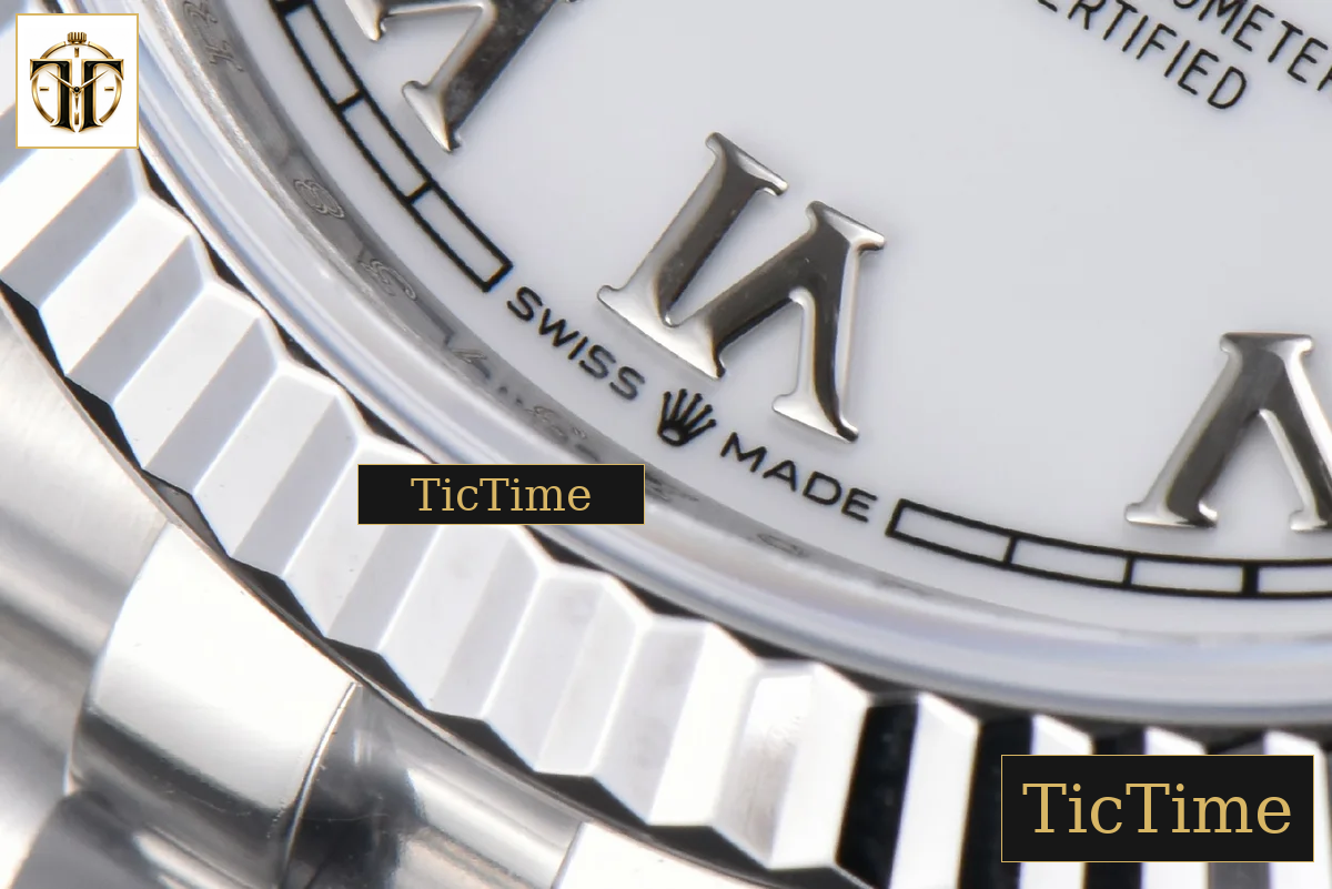 DateJust 904L 36mm VSF White Dial Roma Marker Jubilee VS3235 — foto 11