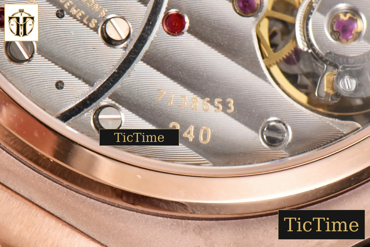 Nautilus 5712 40mm ZF RG Brown Dial Brown Leather Strap V4 A240 — foto 23